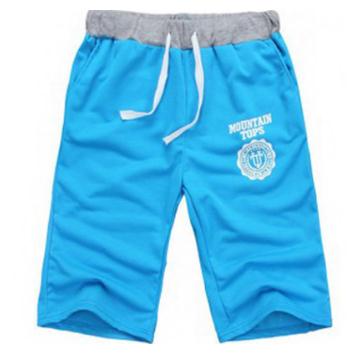 Short de plage en coton pour homme, Bermuda, pantalon court, vêtement d&#39;été, bon marché, ,: XXL / Bleu