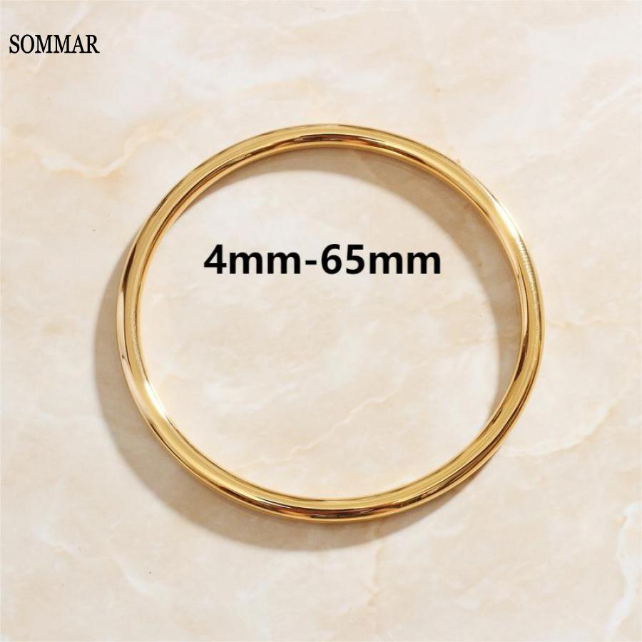SOMMAR roestvrijstalen kleur bedels armband Simple Heritage Gold/Rose Gold Wedding Armband Sieraden Europese stijl: Licht Geel Goud Kleur
