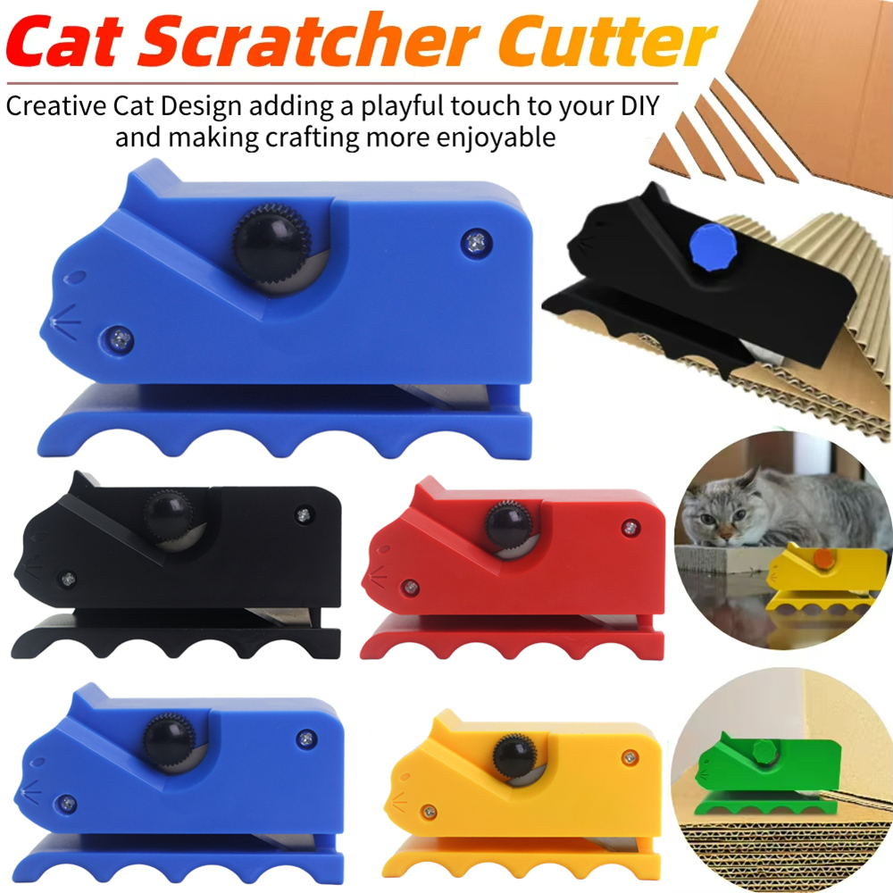 Nueva máquina cortadora de cartón, cortador de cartón casero para rascadores de gatos, pelacables de tiras, herramientas artesanales de plástico DIY