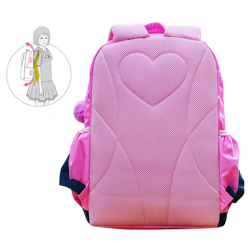 Orthopädische Primäre Rucksäcke Für Mädchen Schule Taschen 3 teile/satz Schul Dot Druck Schul jugendliche bookbag Rucksack Moch