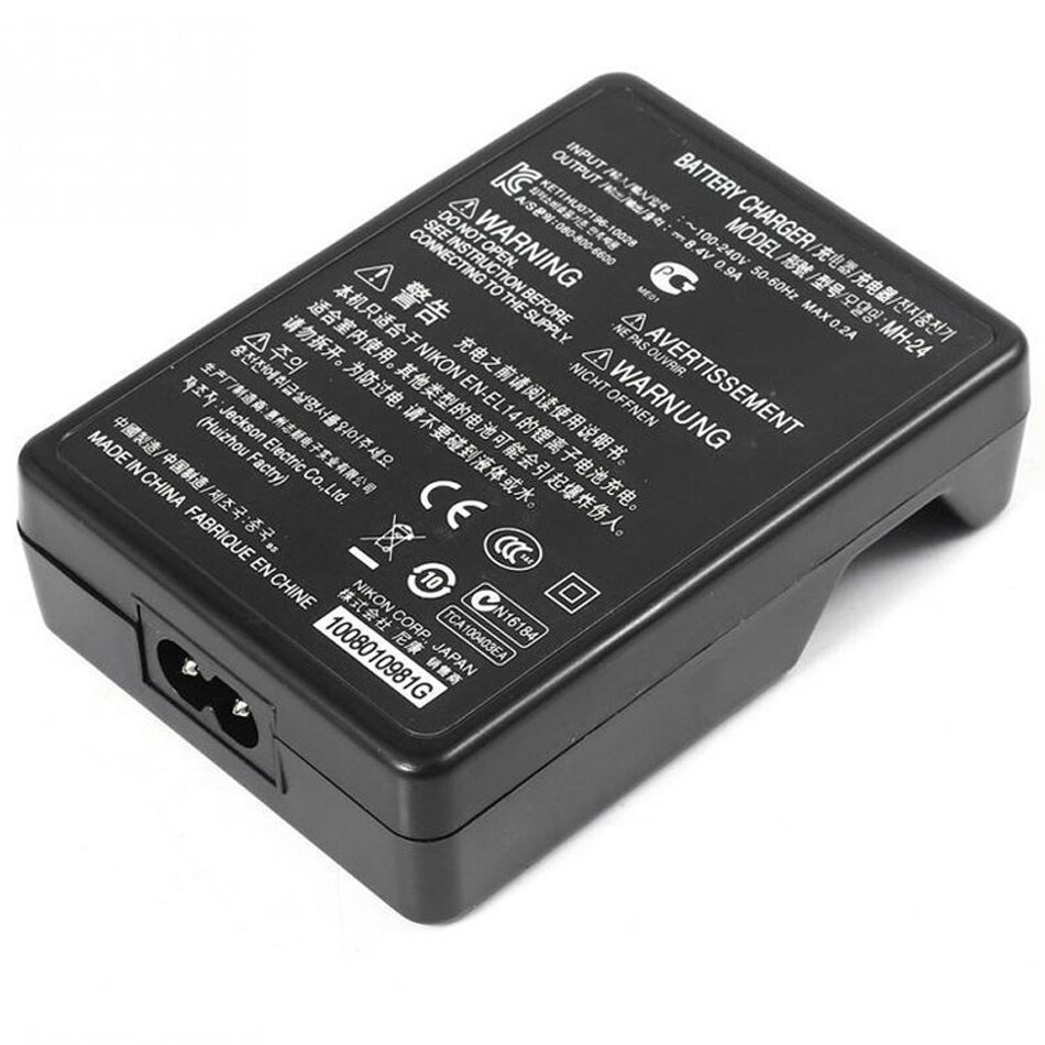 JKING Batterie per Foto/Videocamera caricabatteria Per nikon En-el14 P7100 P7000 D3100 D5200 D5100 D3200 D3300 D5300 P7000 P7800 BATTERIA Al Litio