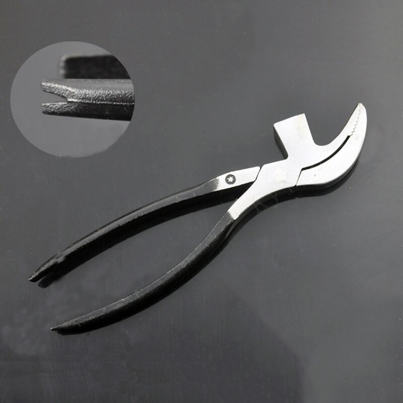 Cast Iron Pliers Shoe Cobbler Leather Working Tool Tack Hammer Repair Shoemaker Material Tools