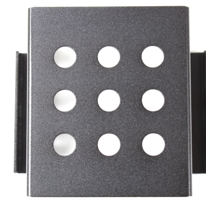 Rack per disco rigido alloggiamento per disco rigido in lega di alluminio a 4 strati per mensola per telaio HDD/SSD da 2.5 pollici nero