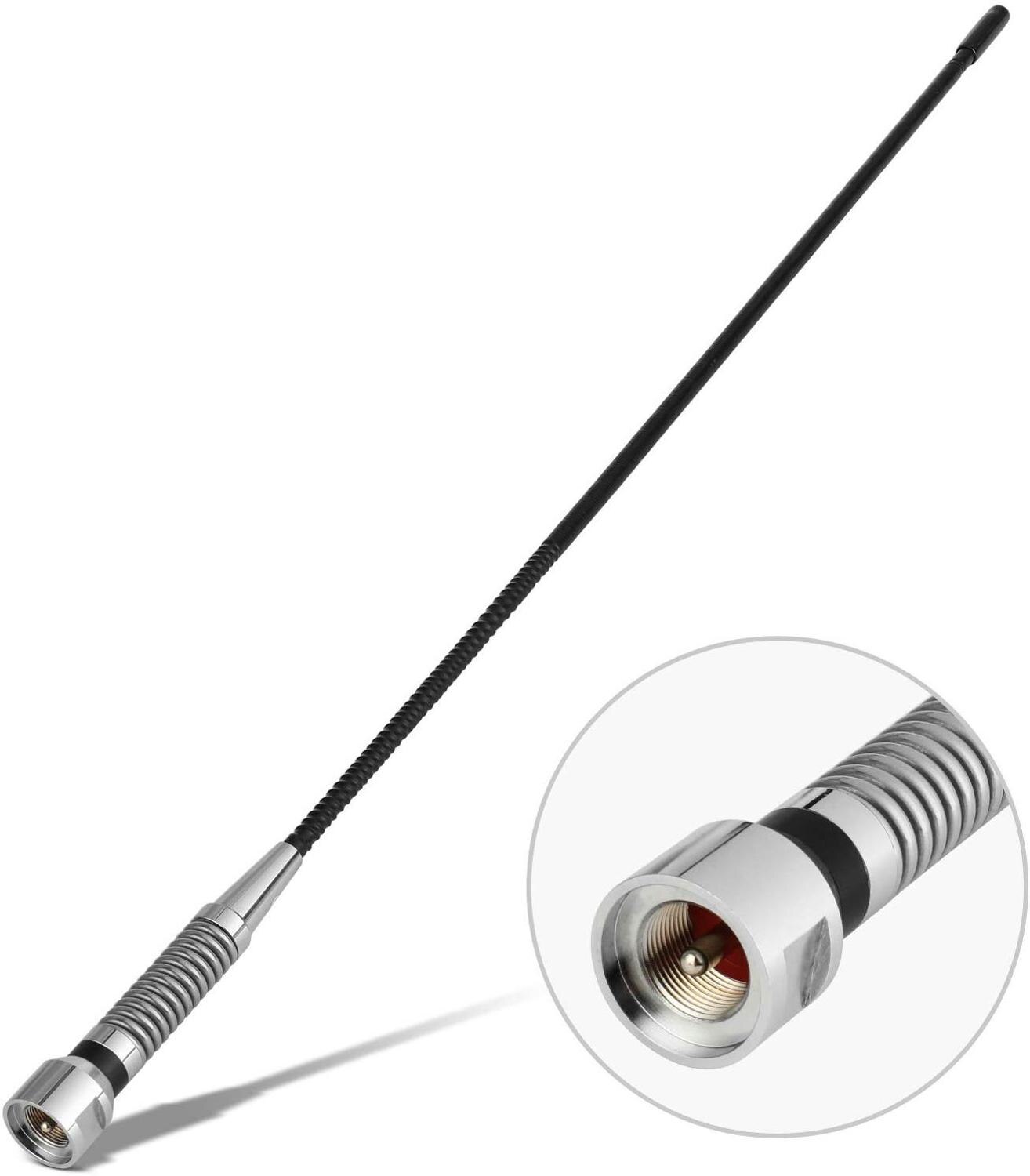 Radioddity CB Radio Antenna 27MHz 28in PL259 Connector, for 11 Meter Mobile Radio