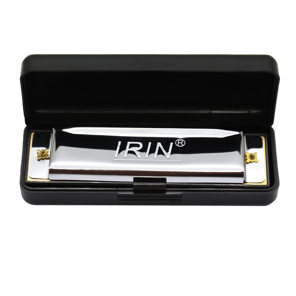 IRIN 20 Tone 10 Holes C Key Diatonic Harmonica Blues Jazz Rock Folk Music Musical Instrument