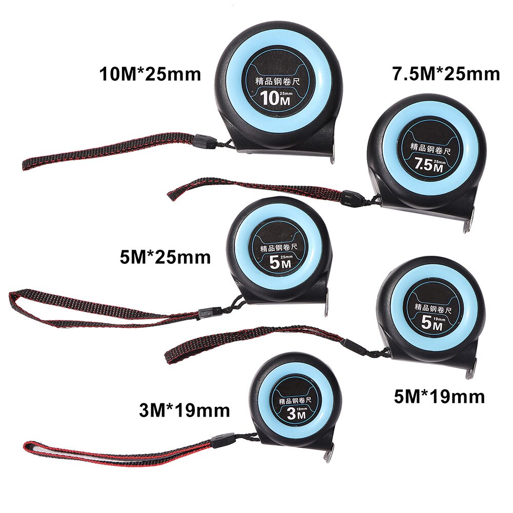 Woodworking Auto Lock Distance Measurement Ruler Retractable Steel Tape Measure Waterproof Distance Measuring Tool