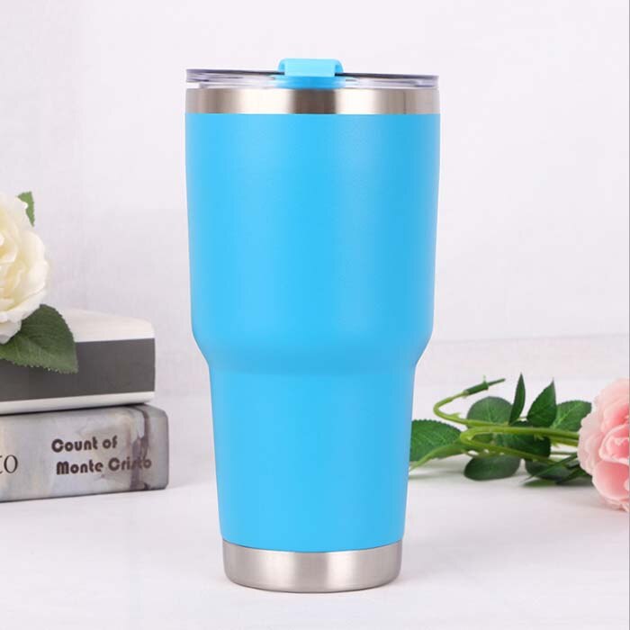 Double Wall Insulation Stainless Steel Tumbler Vacuum Travel Mug Cup Coffee 30oZ Vacuum Flasks: C1