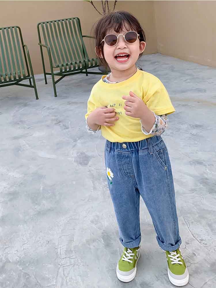 herbst Neue Mädchen Denim Hosen Kinder Jeans Trosu... – Vicedeal