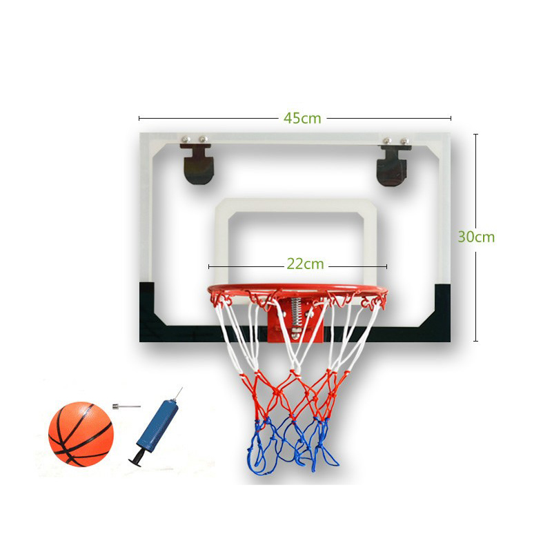 Children's basketball stand transparent wall hanging basketball board easy to hang indoor basketball hoop outdoor small basket