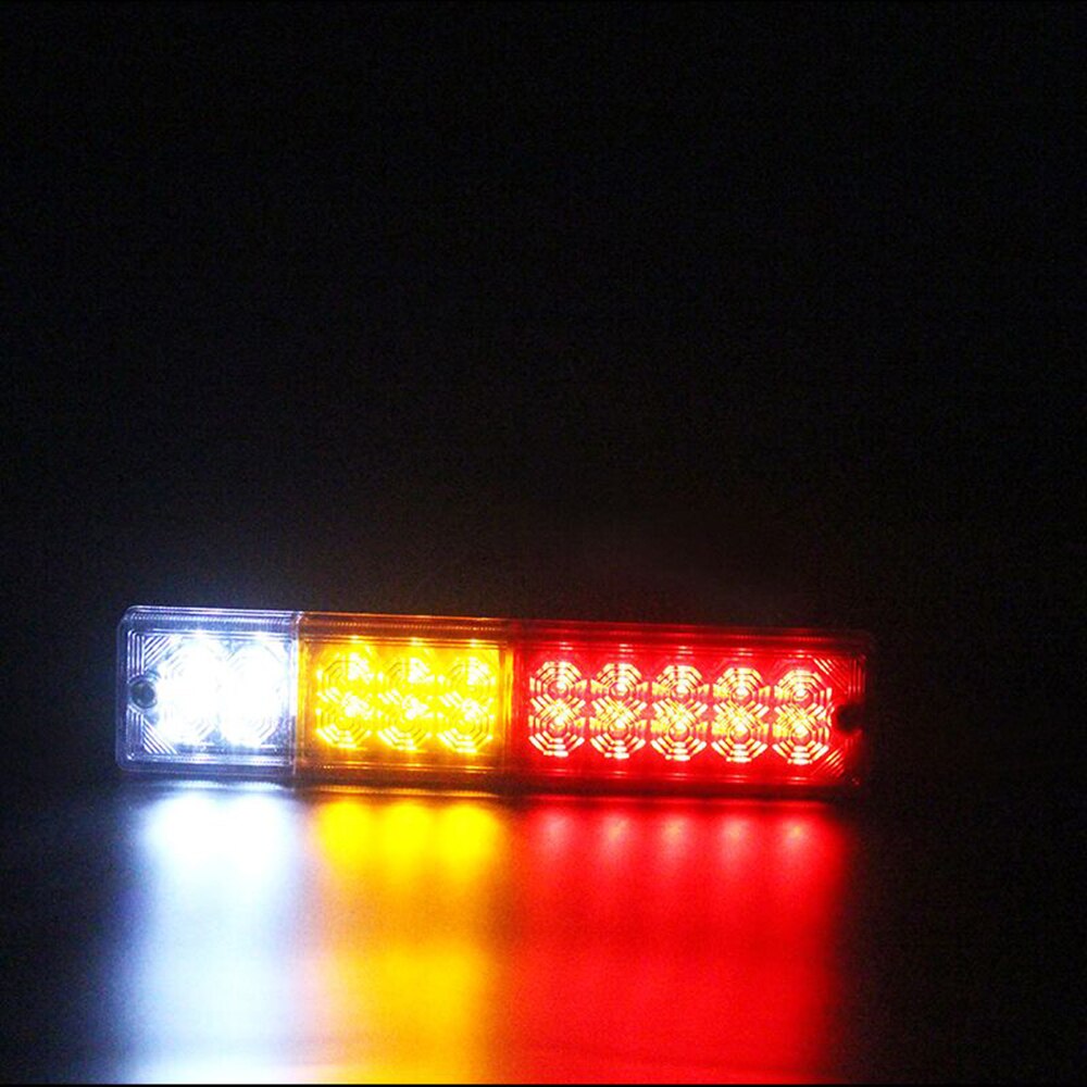 2X 12V 20 LED Stop Rear Tail Reverse Light Indicator Lamp Ute Truck Trailer Caravan