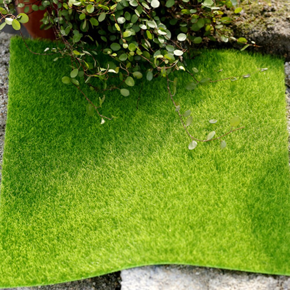 15/30cm Artificial Grass Lawn Miniature Ornament Garden Grass ome Garden Moss for Home Floor Decoration