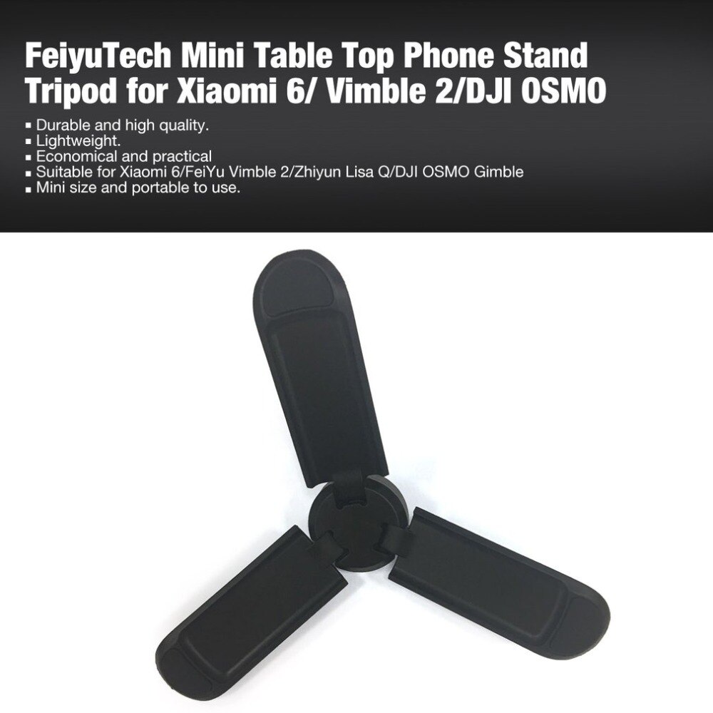 FeiyuTech Mini Photography Table Top Bracket Phone Tripod for Xiaomi 6/FeiYu Vimble 2/Zhiyun Lisa Q/DJI OSMO Gimble