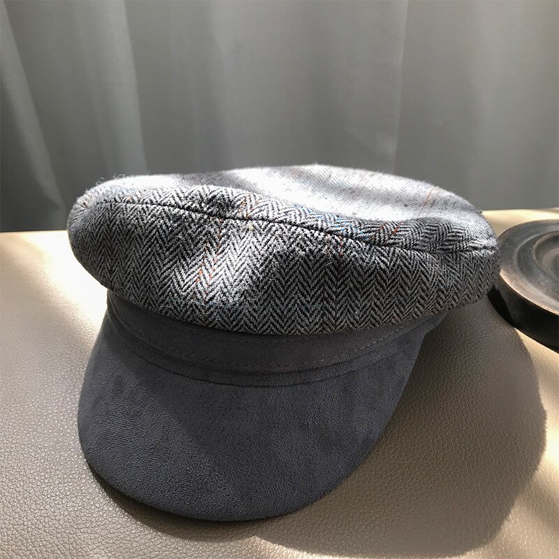 Japanese Style Hand Woven Straw Hat Women Black Hat Korea Tall Satin Weave Bucket Hat Women Summer Knit Bucket Hat: Dark grey