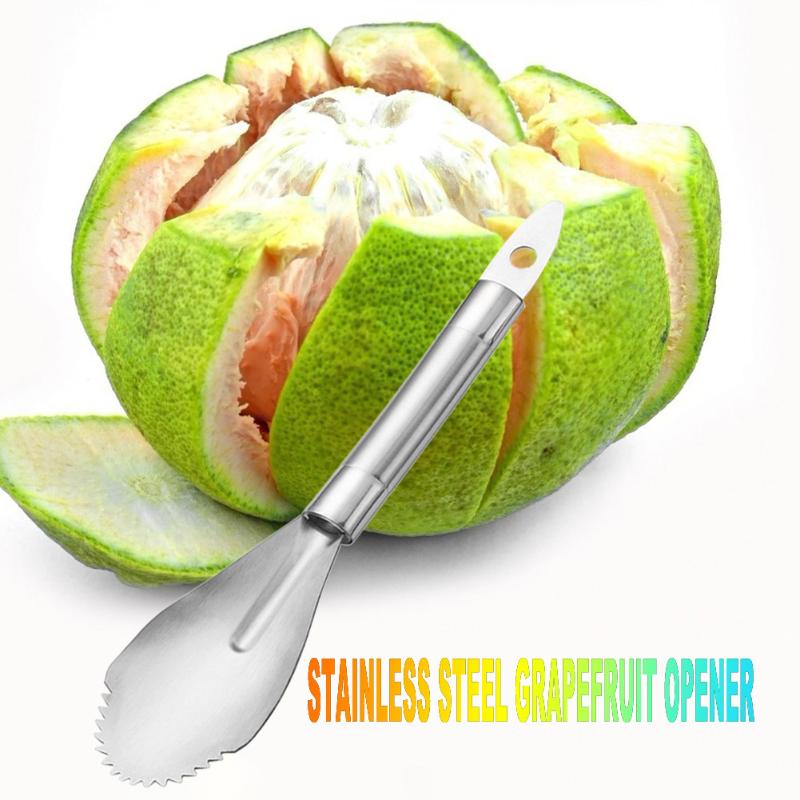 Edelstahl Orange Schäler Entferner Grapefruit Peeling Avocado Messer Zitrusfrüchte Obst Cutter Peeling Werkzeuge Cutter Küche Werkzeuge