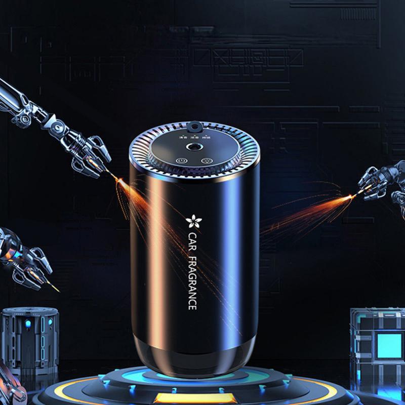 Auto Luchtverfrisser Etherische Olie Geur Diffuser Distributeur Usb Oplaadbare Aromatherapie Lucht Opfriscursus Led Light