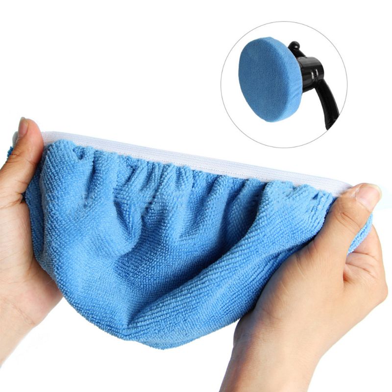 5 pièces voiture polisseuse Bonnet cireuse ensemble de tampons applicateur sans rayures pour Auto Automobile polyvalent propre entretien