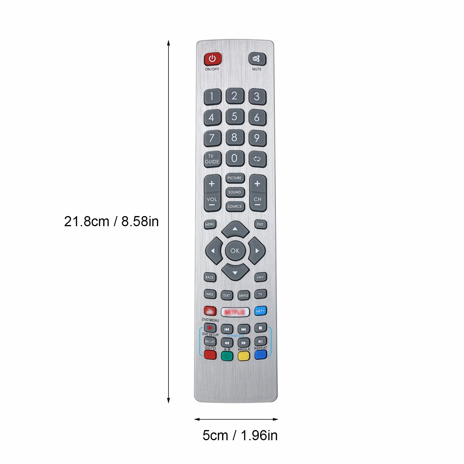 Replacement TV Remote Control for Sharp Aquos Remote Controller Smart Replacement for LC-40FG5342E LC-40UG7242K LC-40UI7552K