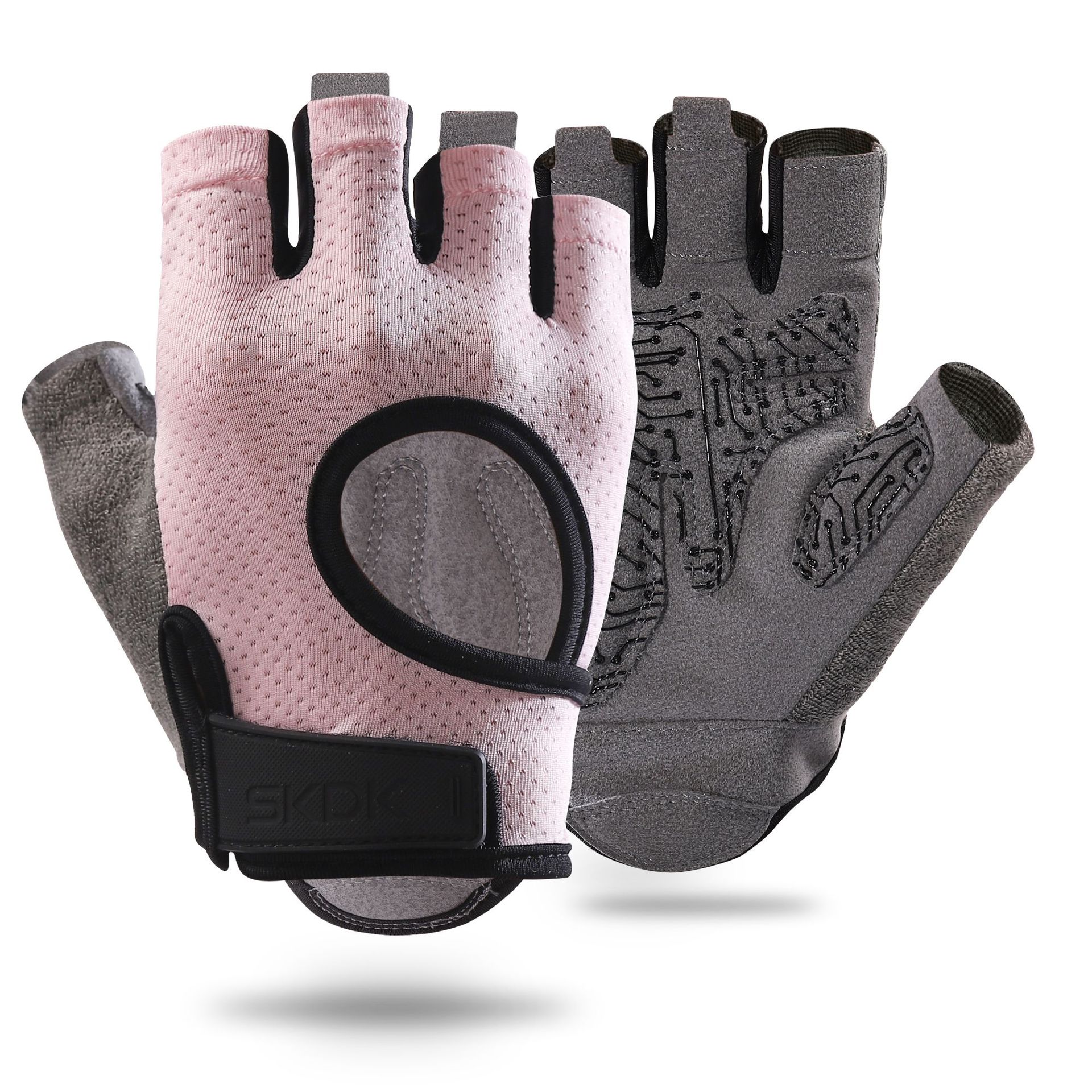 Gants De Sport Haltérophilie – 1 Paire, Antidérapants, Rembourrés, Tailles Standard/Pouce, Polyester SBR, Protèges Callosités, Anti-Glisse