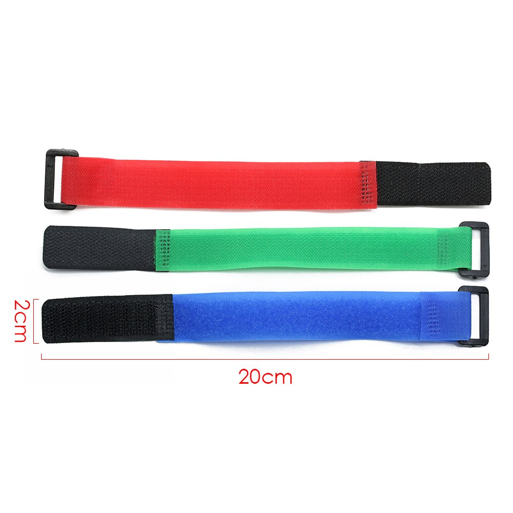 10Pcs Reusable Fishing Rod Tie Holder Strap Suspenders Fastener Hook Loop Cable Cord Ties Belt Fishing Tackle Box Accessories