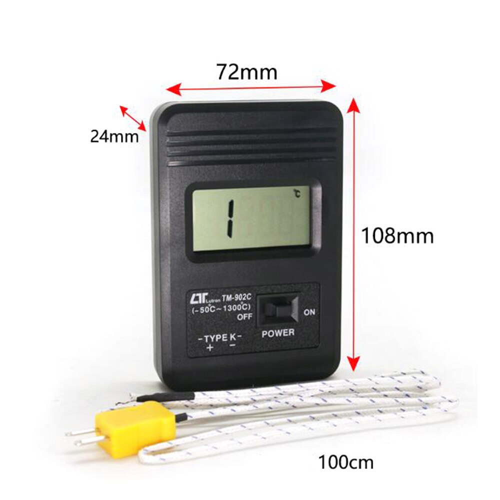 Industriell digital termometer elektronisk hertmometer olje vann luft måling