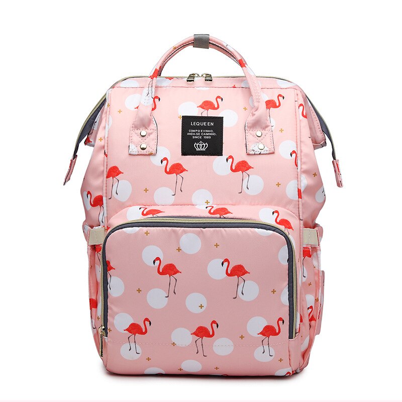 Lequeen Colorful Diaper Bag Waterproof Nappy Bag Large Capacity Maternity Bag Travel Backpack Nursing Bag: I