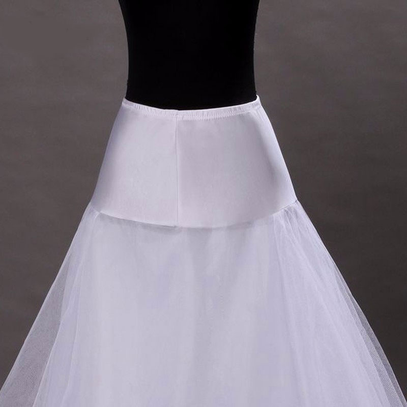 Arriveert 100% Een Lijn Tulle Wedding Bridal Petticoat Onderrok Hoepelrokken Voor Trouwjurk Accessoires