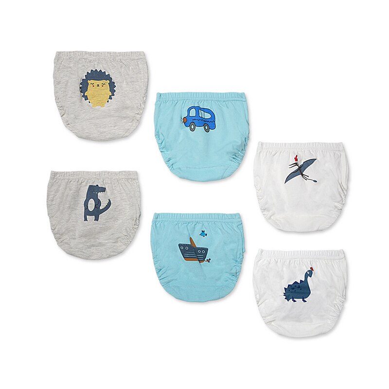 3 Stks/set Leuke Ademend Zuigeling Onderbroek Sets Baby Ondergoed Slips Onderbroek Voor Kinderen Zachte Katoenen Slipje Voor Jongens Meisjes