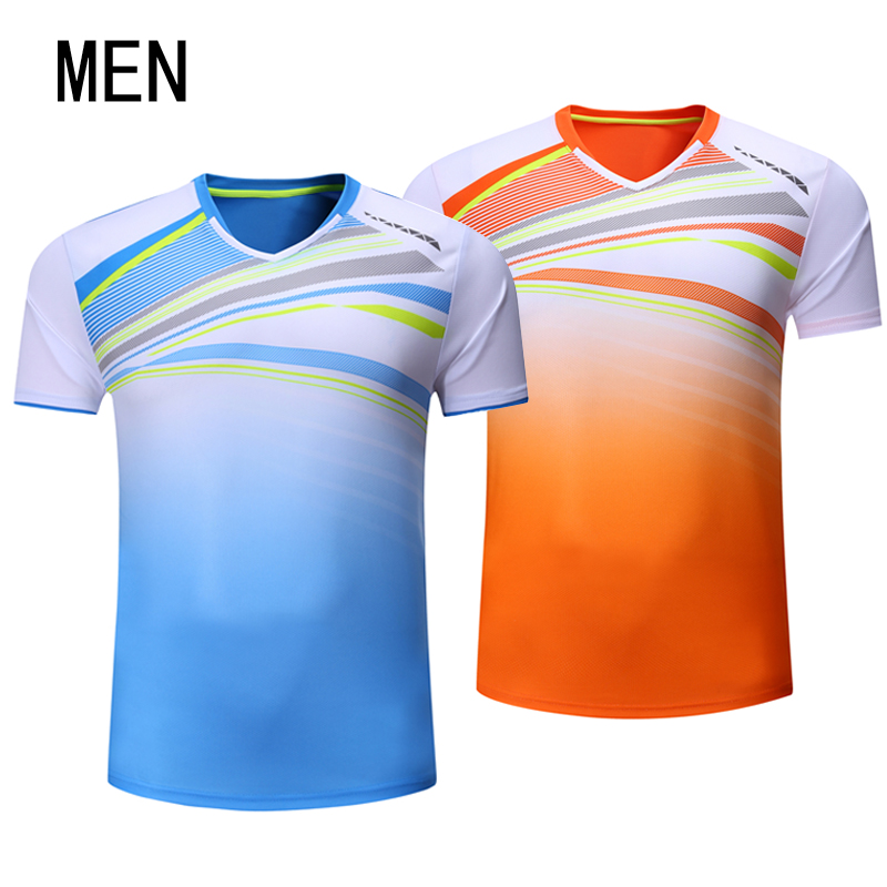 Badminton Shirt Men/Women - Quick Dry Breathable Polyester T-Shirt - Tennis Wear - TIAN YU JIAN LONG 3076A