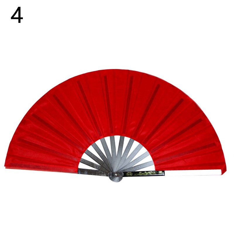 Rustfritt stål tai chi fan fitness kung fu kampsport ytelse dans fan rustfritt stål kampsport fan: 4