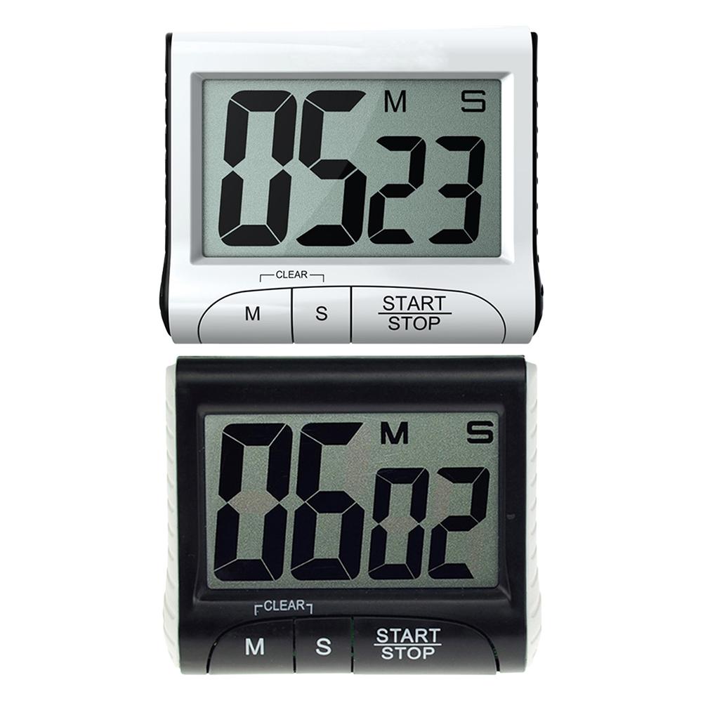 LCD Digital Kitchen Timer Alarm Practical Cooking Digital Clock Countdown Timer Alarm Temporizador Stopwatch With Stand