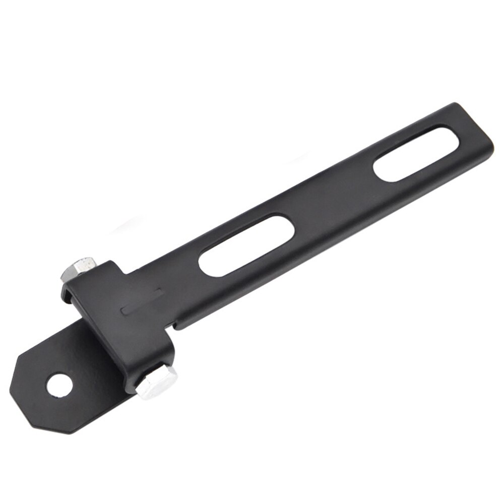 BJMOTO-almohadilla de asiento delgada para Conductor, de cuero negro, Solo con Kits de soporte de montaje para Harley Sportster Bobber Chopper: Seat Sliding T-bar