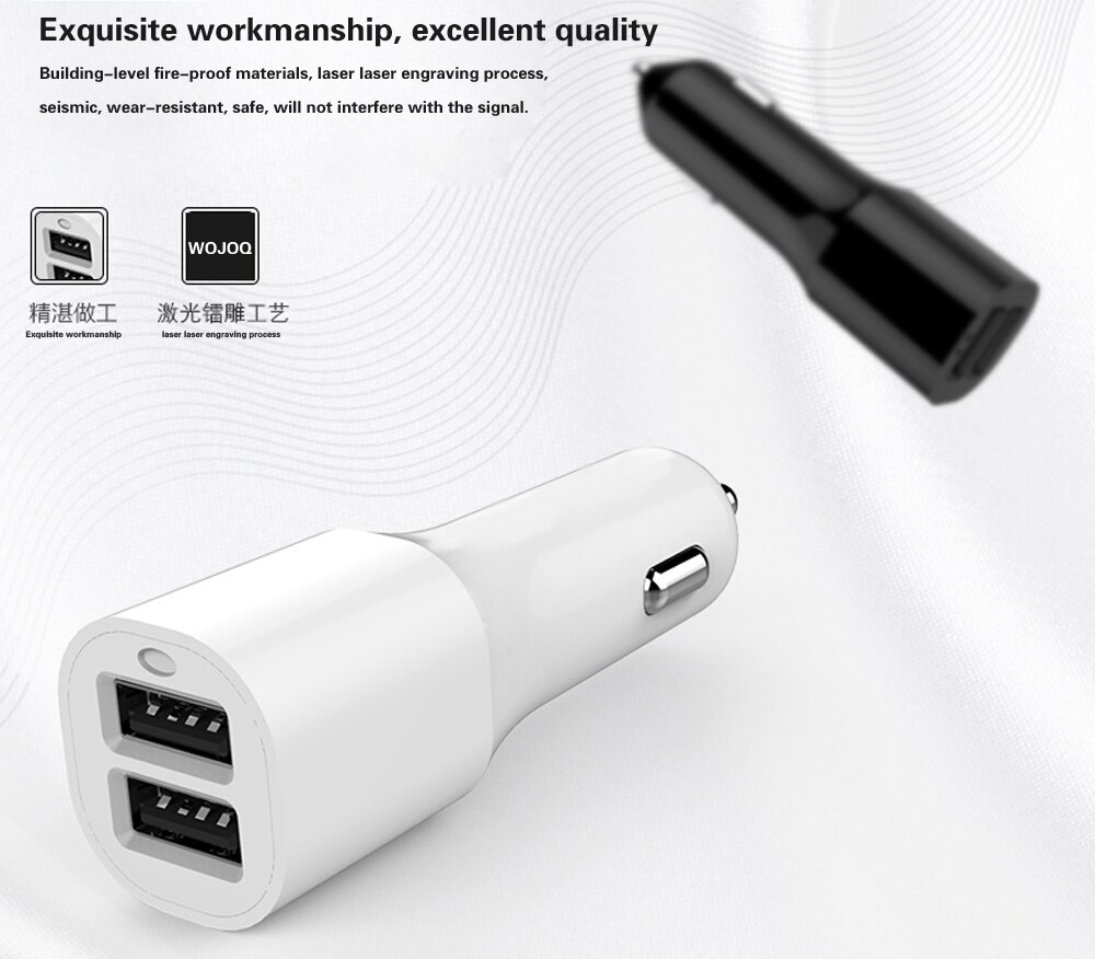 Qc 3.0 Autolader Dual Usb-poorten Snel Opladen Universele Autolader Voor Xiaomi Voor Samsung Voor Iphone Etc