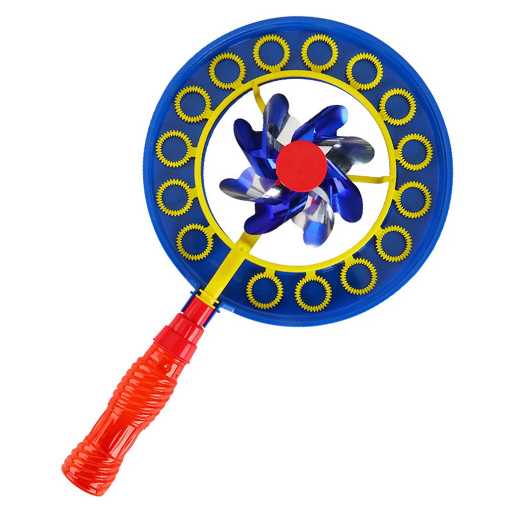 Grappige Kleurrijke Outdoor Bubble Blower Machine Grote Bubble Zeep Gereedschap Speelgoed Windmolen Maken Blower Bellen Machine Speelgoed Leveringen