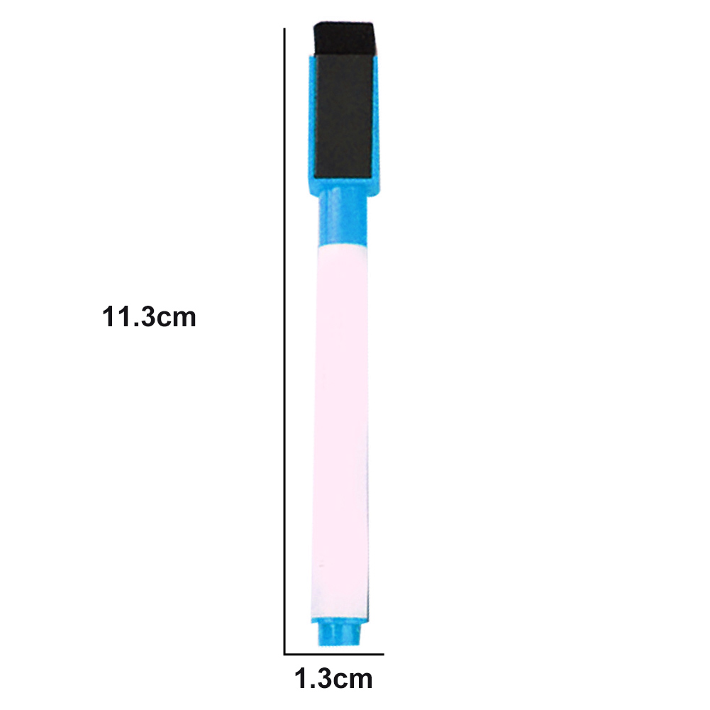 50Pcs/lot Magnetic Whiteboard Pen Erasable Dry White Board Markers Magnet Built In Eraser Office School Supplies