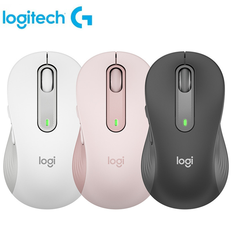 Logitech M650 / M650L Bezprzewodowa mysz Bluetooth Cicha mysz biurowa do laptopa do komputera PC/Mac/wielu urządzeń Mysz praworęczna