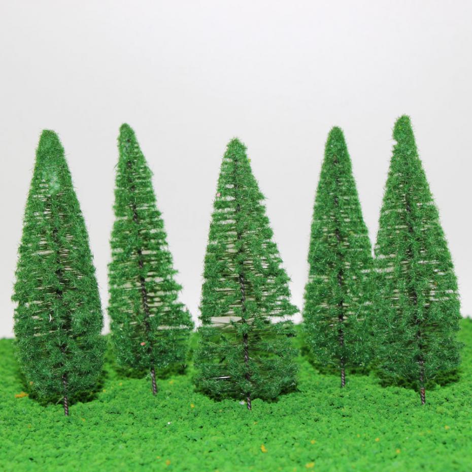 S0402 Cedar Cypress Model Bomen Spoorweg Park Straat Diorama Landschap Layout