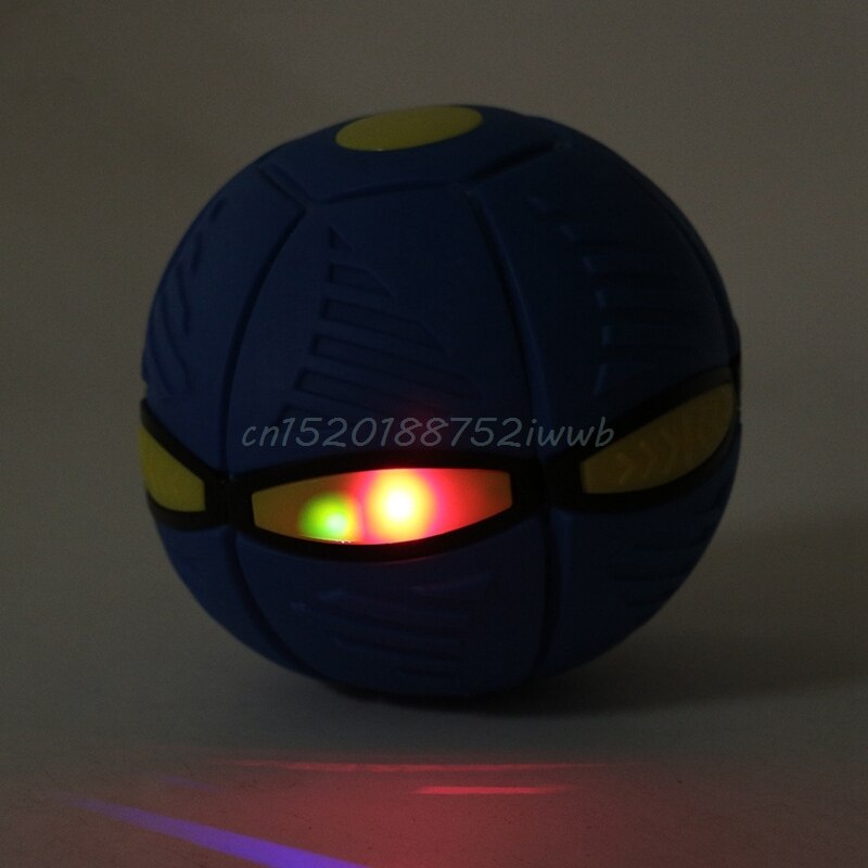 Fliegen UFO Flache Werfen Rabatt Ball Mit LED Licht Spielzeug Art Ich bin Freien Garten Strand Spiel # T026 #