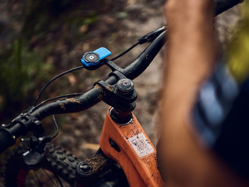 Quad sperren Handyhalterung - aus Vorderseite montieren + Universal- Adapter - Fahrradlenker