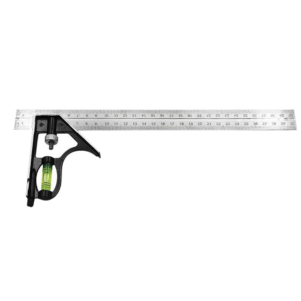 Combination Angle Ruler Measuring Square Ruler Angle Protractor Scriber