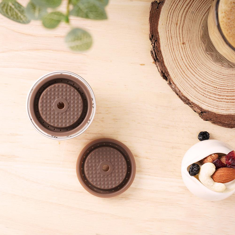 1/2pcs Food-grade Silicone Cap Seals For Nespresso Vertuoline Capsule Pods Reusable Coffee Capsule Shell Silicone Lid