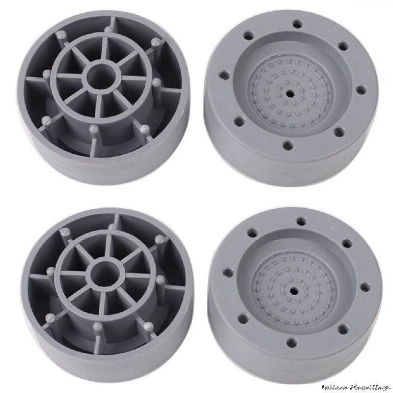 4PCS Foot Pads Washing Machine Anti Vibration Washer Feet Pad Anti Slip Rubber Foot Pad for Washing Machines and Dryers: height 2.5cm