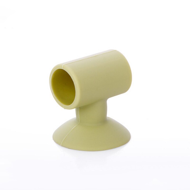 Tope de puerta de goma, Protector de pared, pomo Protector de puerta, rieles de choque, alfombrilla silenciosa para pared detrás de la puerta, almohadilla de choque silenciosa al tacto a prueba de golpes: Light green