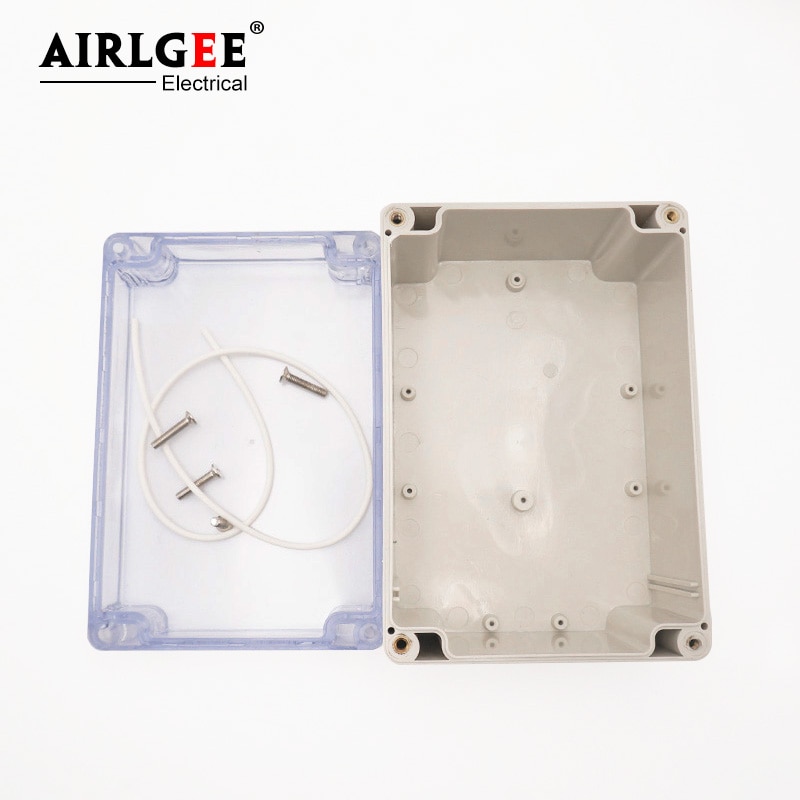 160 x110 x90mm transparent cover plastic waterproof and dustproof sealed junction box electrical box power supply line box