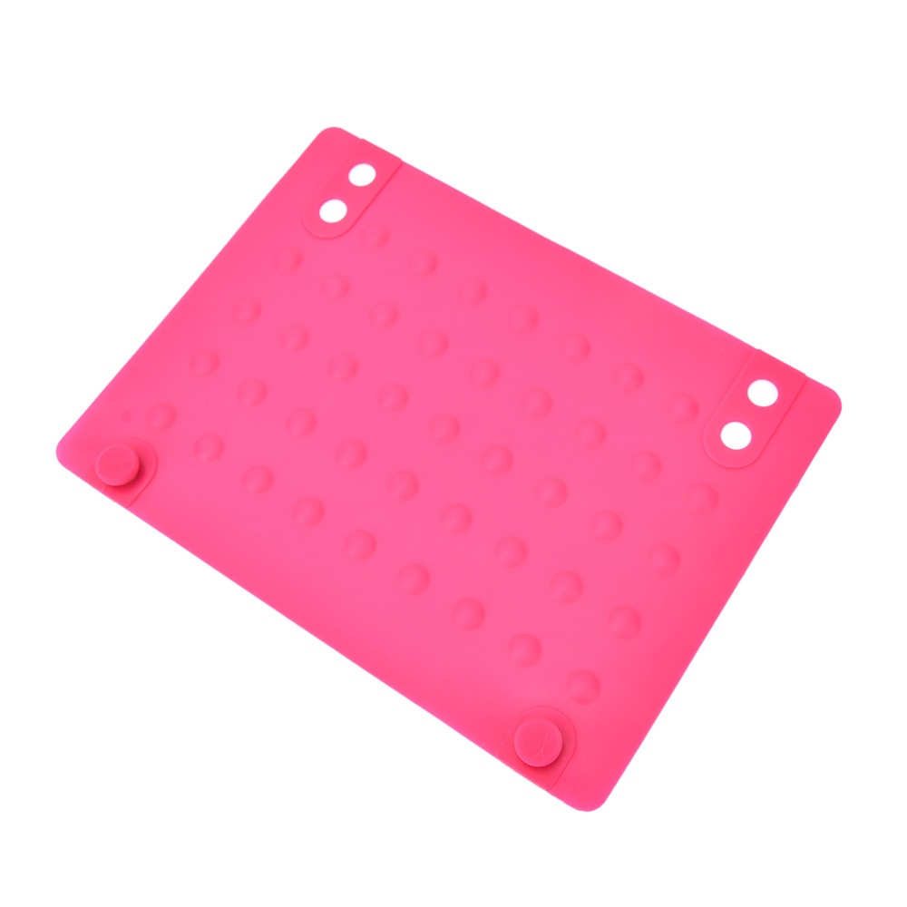 1PC 21.6x15.6cm Silicone Heat Resistant Mat Anti-heat Mats for Hair Straightener Curling Iron 3 Color
