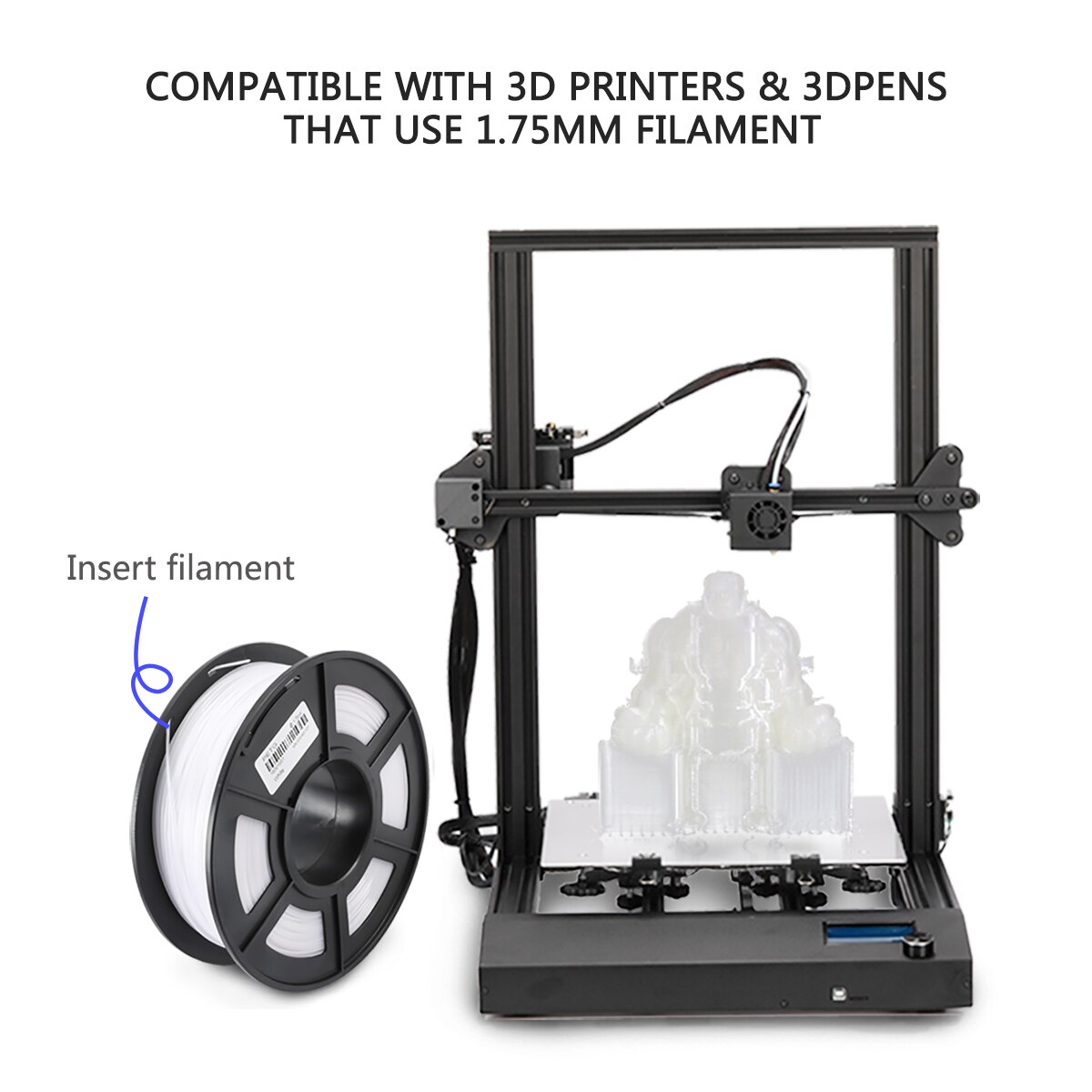 PETG SUNLU filamento per stampante 3D bobina trasparente filamento Petg 1kg 7 colori campione per materiali di stampa 3D