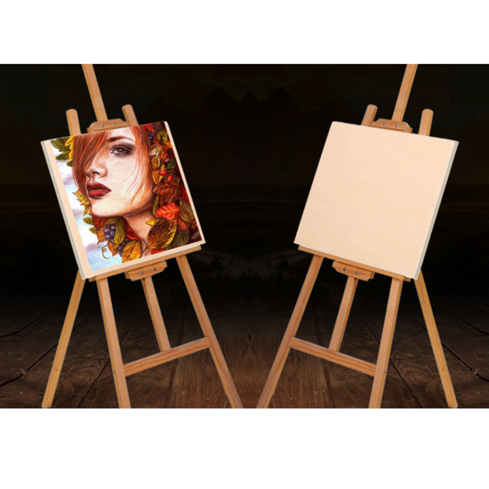 Sketch Drawing Board Wooden Easel Board Wooden Painting Board Outdoor Wood Drawing Board (8K Hollow Drawing Board)