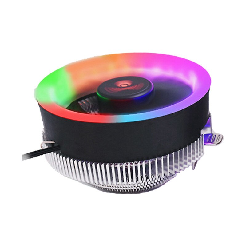 Universal Computer CPU Cooler Radiator Led Heat Sink AMD Intel Silent 3Pin PC CPU Cooling Cooler Heatsink Fan cooler processador