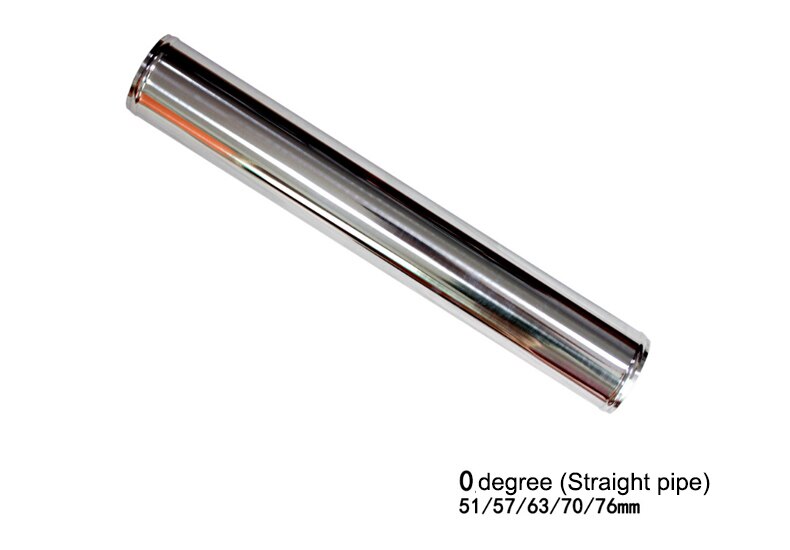 General aluminum alloy intake straight aluminum pipe /L 45° 90° U type turbocharged intercooled pipeline intake pipe