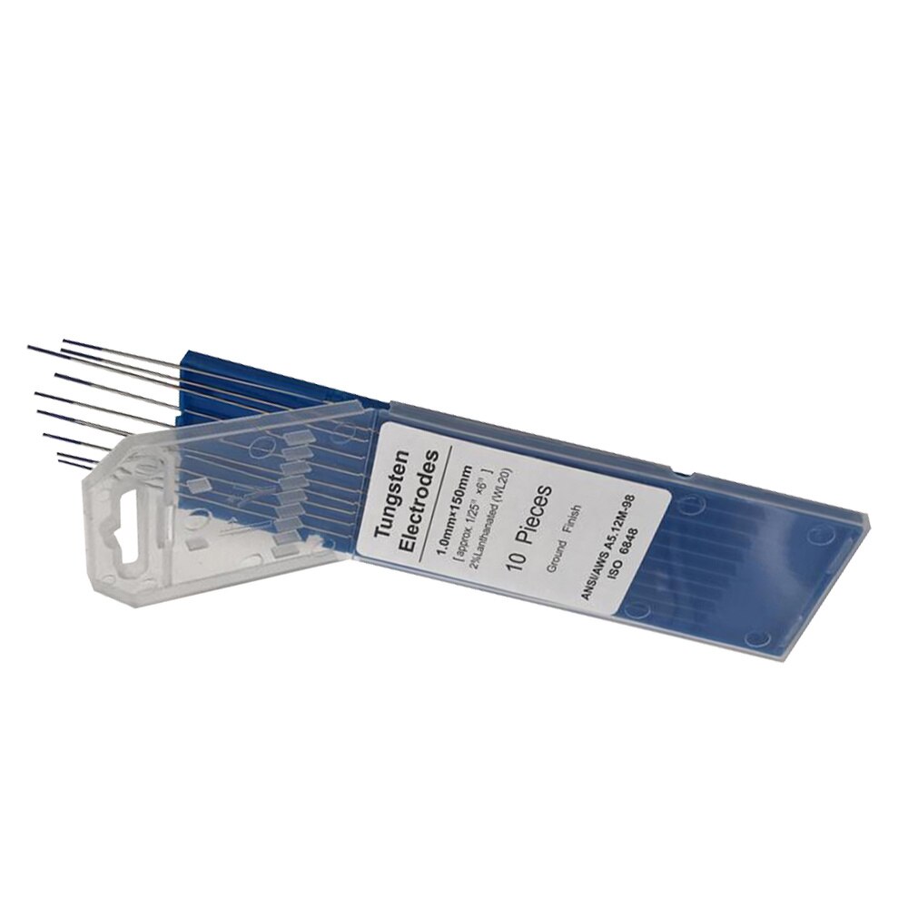 10pcs Portable Practical Tungsten Electrodes Welding Electrodes Welding Rods for Aluminum alloy Stainless Steel: Silver 11