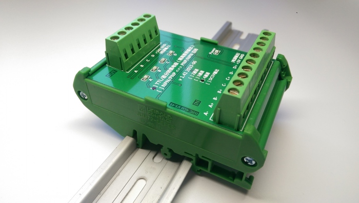 2/4 channel differential signal conversion board Single end collector servo encoder 2MHz converter board compatible with PLC
